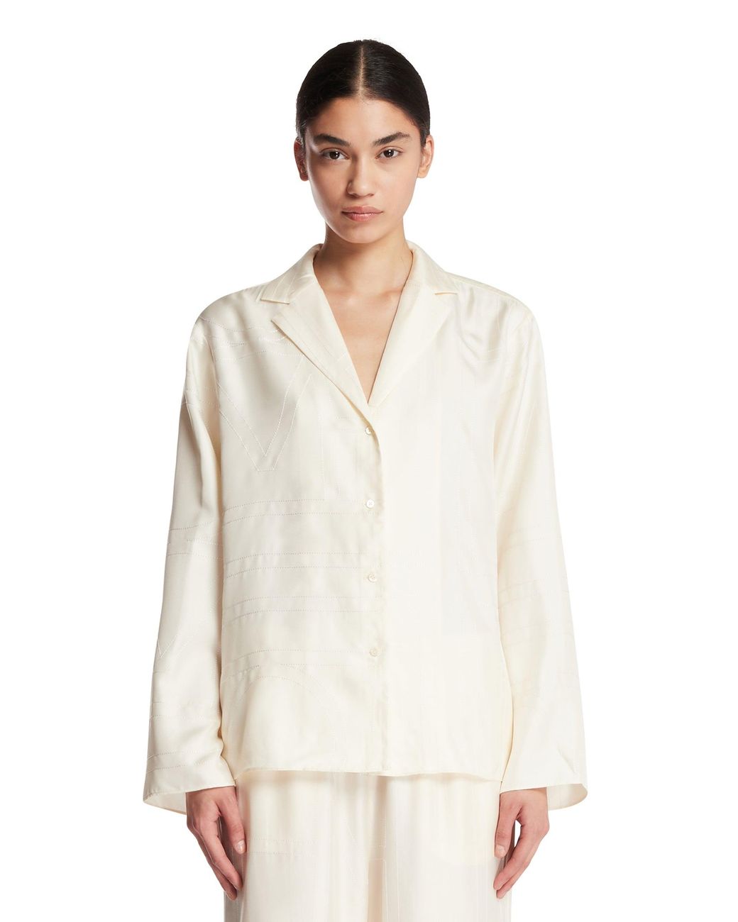 Totême White Monogram Top