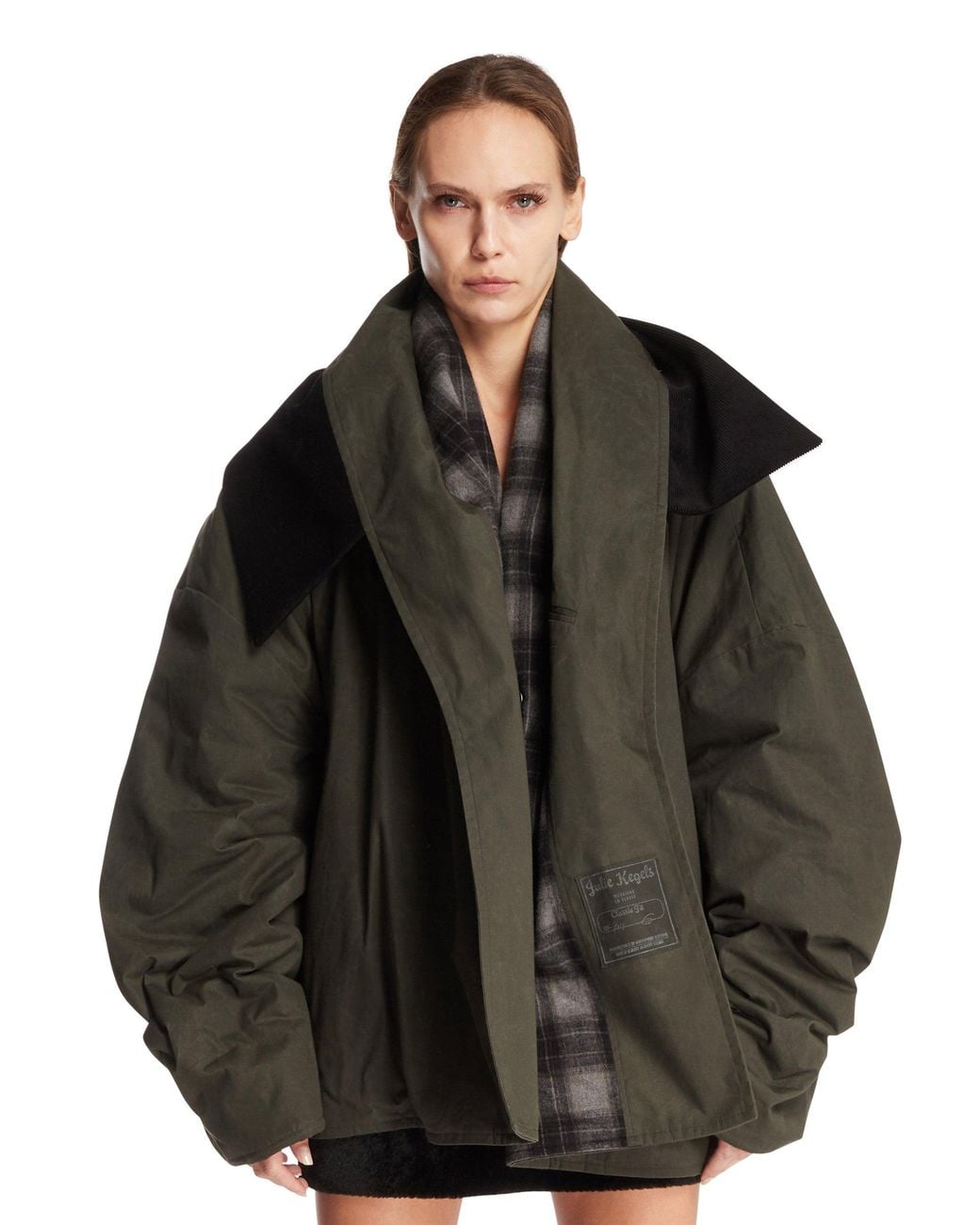 JULIE KEGELS Black Oversized Merritt Down Jacket