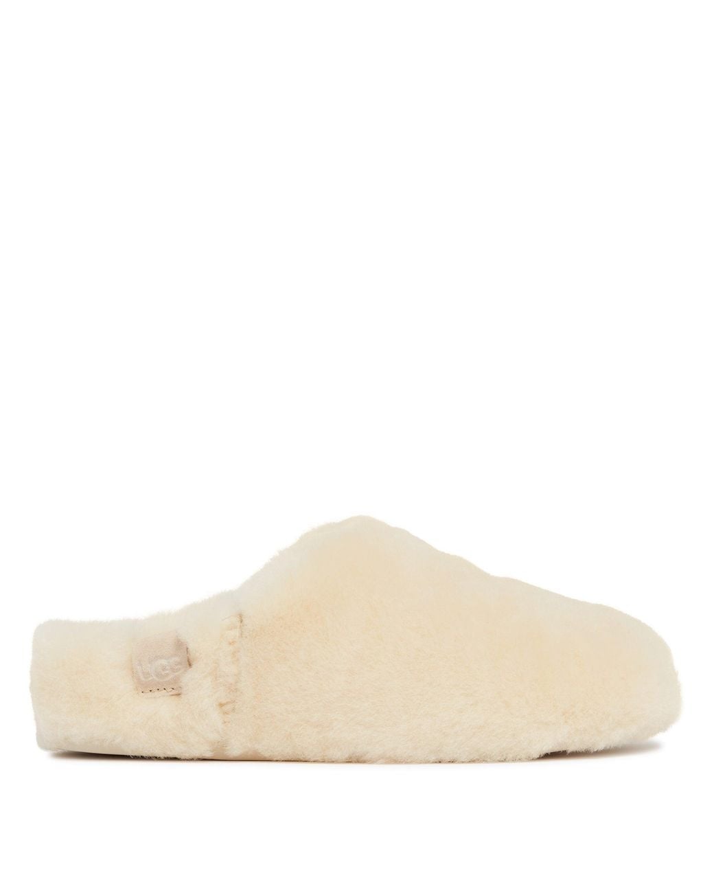 Ugg Natural Fluffed Elea Slip-On Slippers