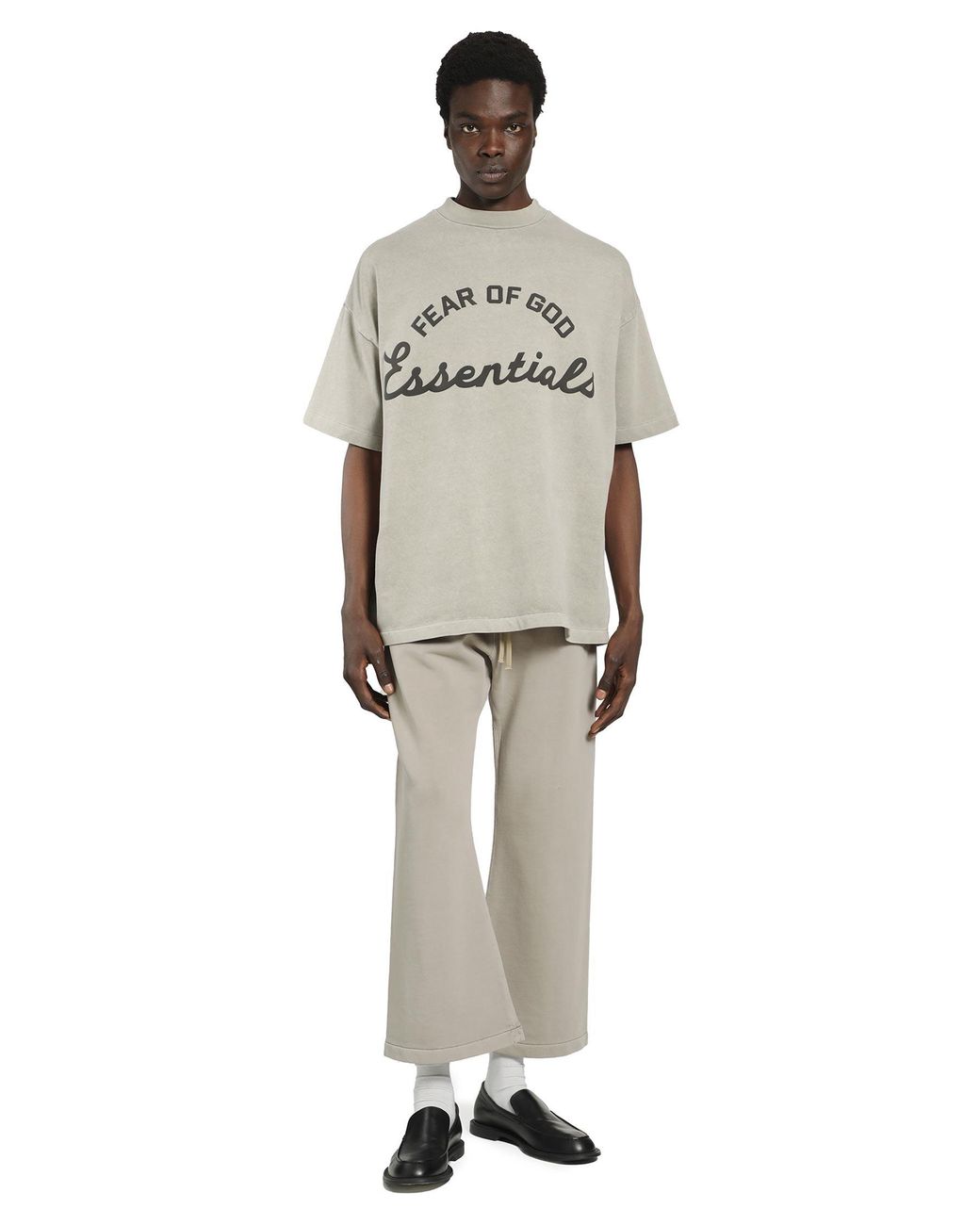Fear Of God Gray Training 90S Short Sleeve Tee for men