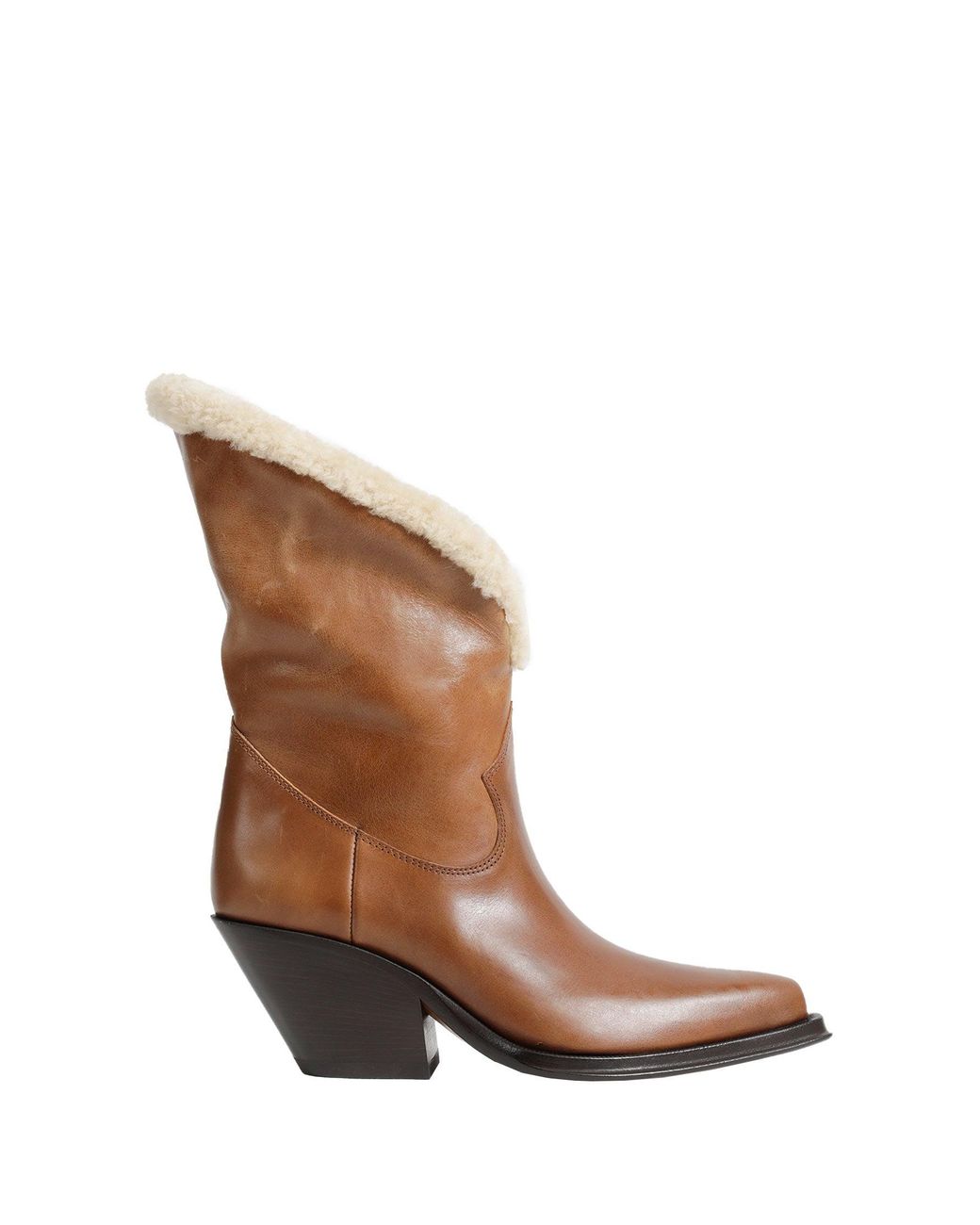 Chloé Brown Azelan Westen Boots
