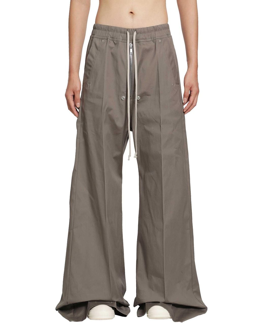 Rick Owens Gray Tower Wide Bela Pants for men