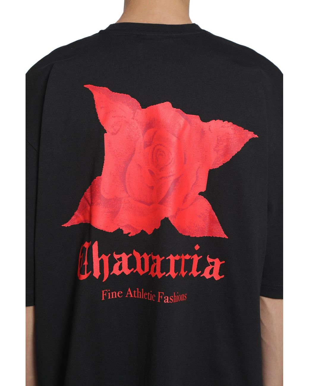 Adidas Black Originals X Willy Chavarria Dark Rose Tee for men