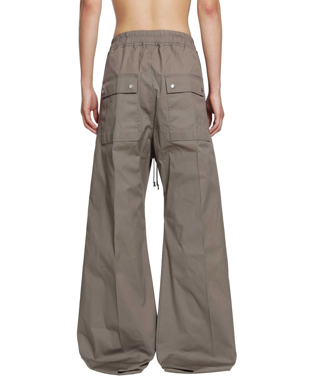 Rick Owens Gray Tower Wide Bela Pants for men
