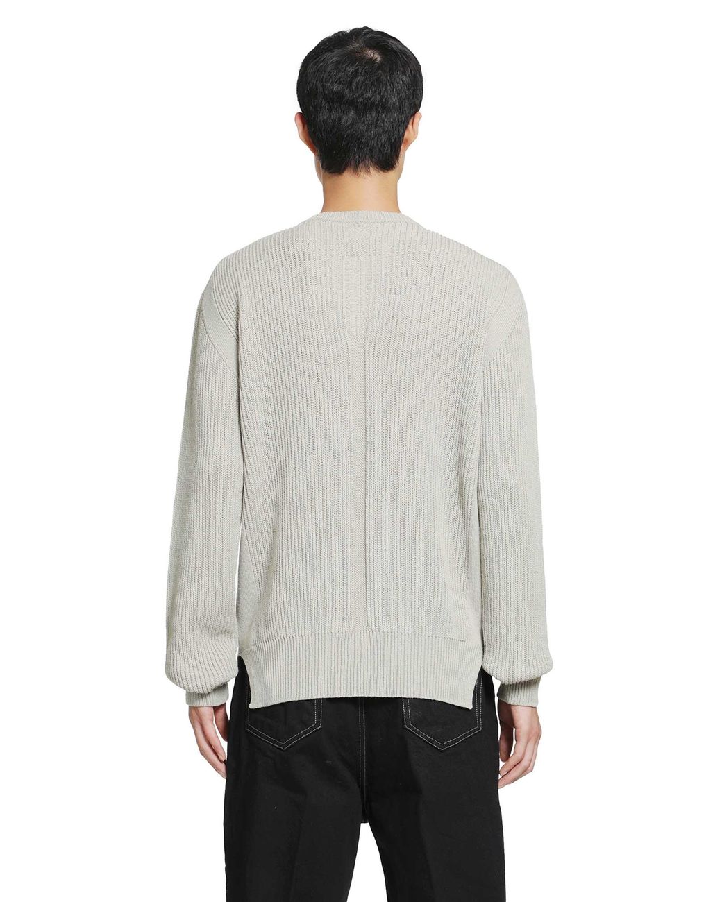 Rick Owens Gray Fisherman Round Neck for men