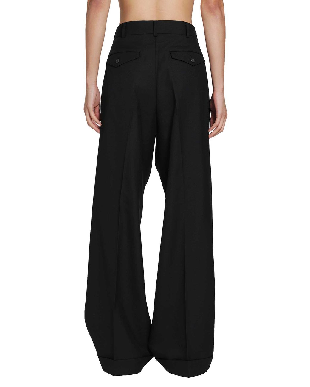 Junya Watanabe Black Tailored Pants for men