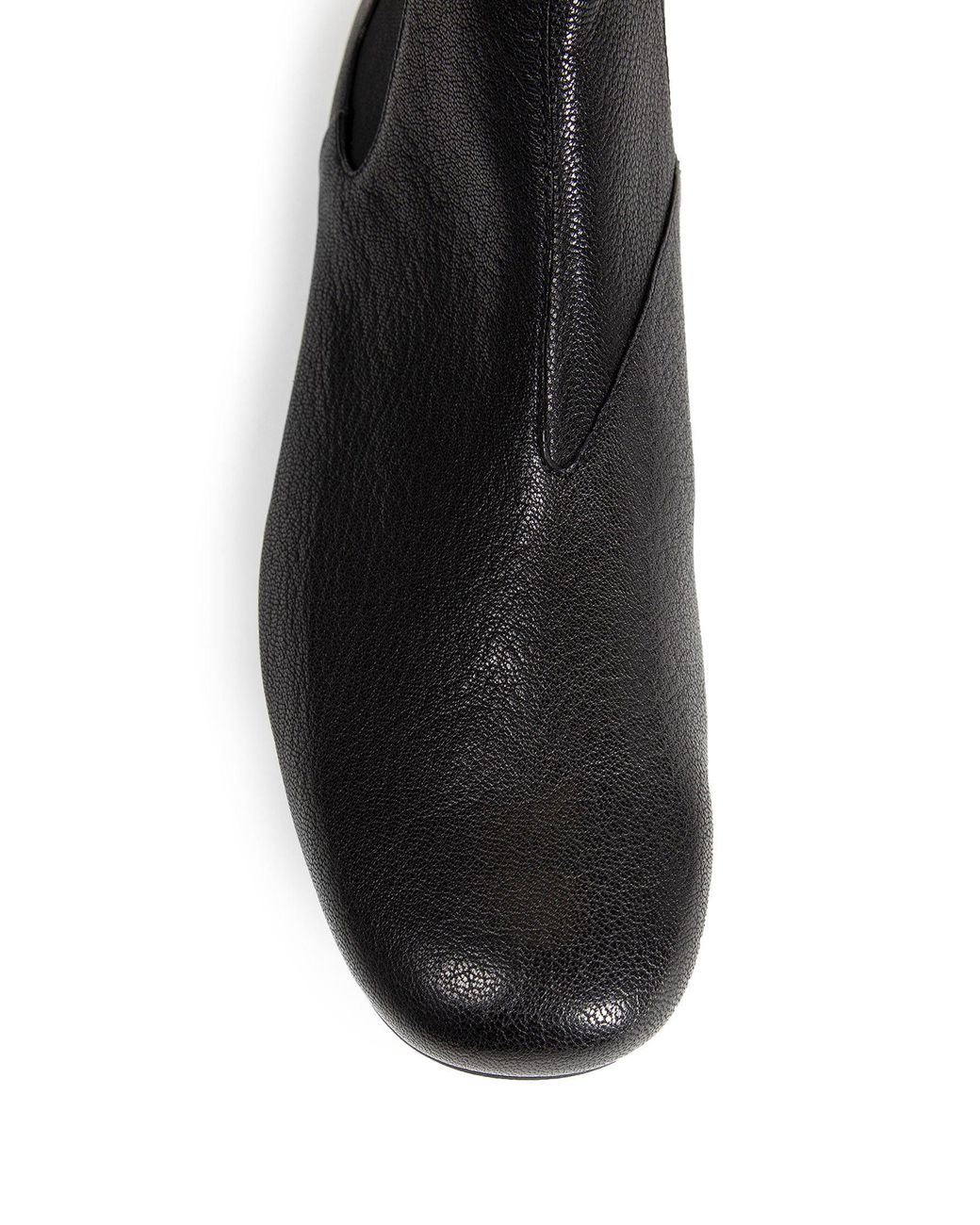 Prada Black Leather Chelsea Boots for men