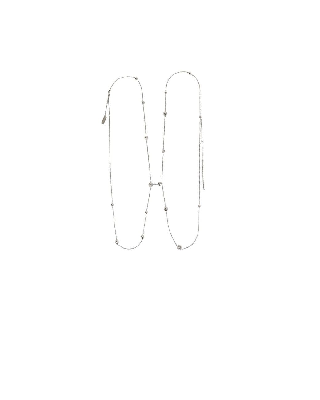Panconesi White Diamanti Body Chain for men
