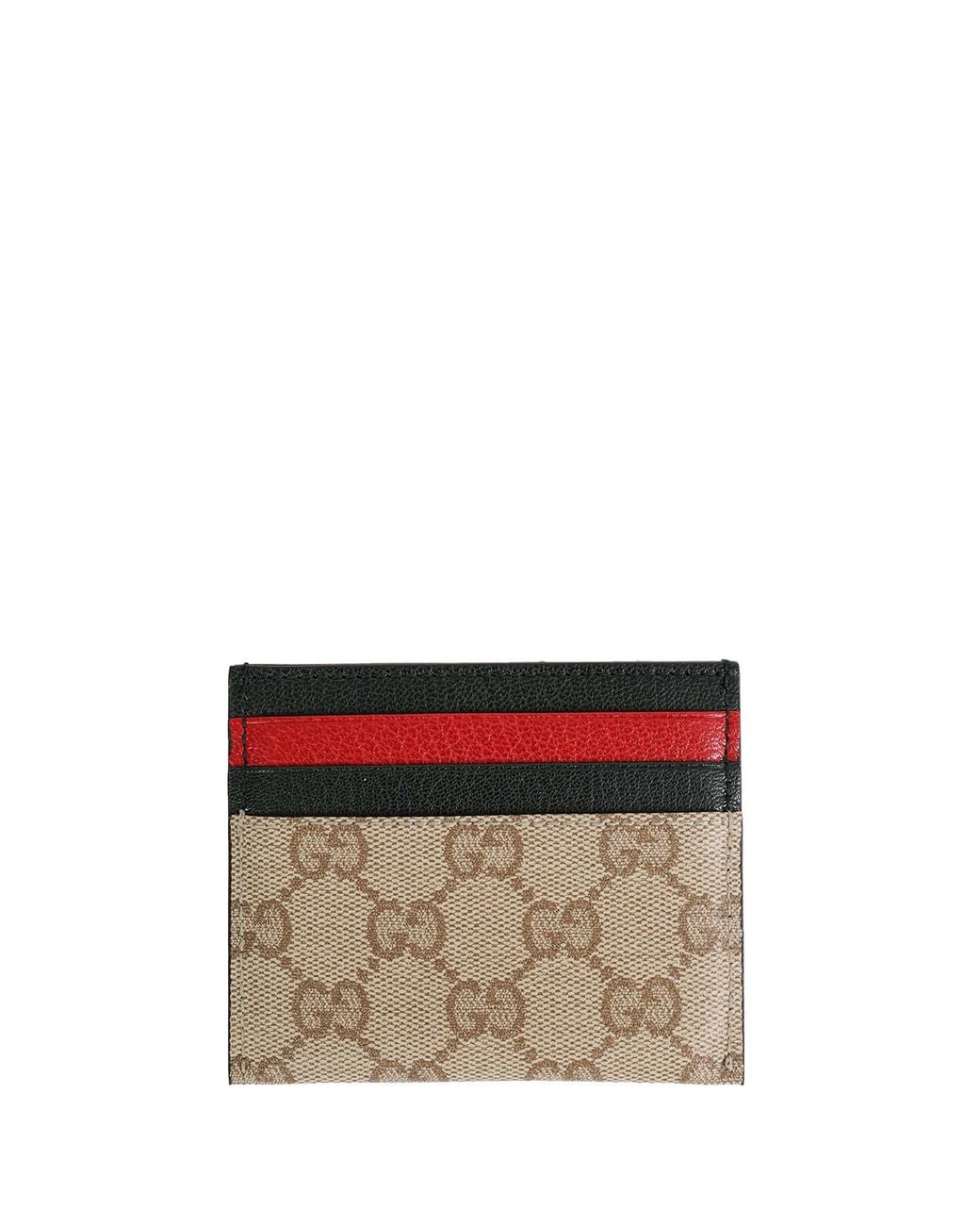 Gucci Red Card Holder With Slots