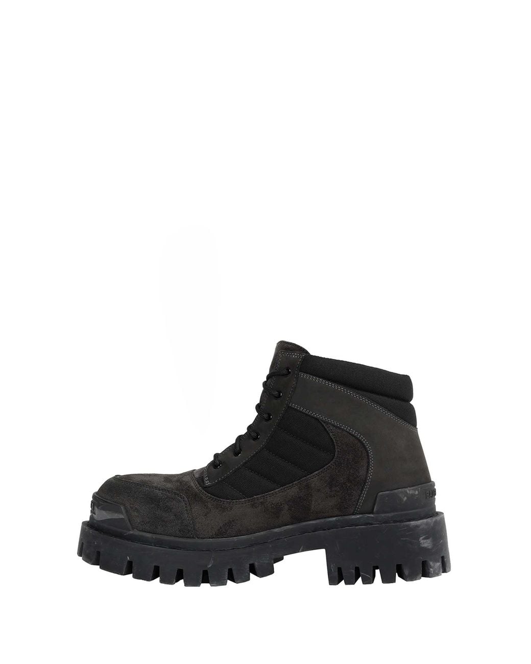 Balenciaga Black Combat Strike Low Boots for men