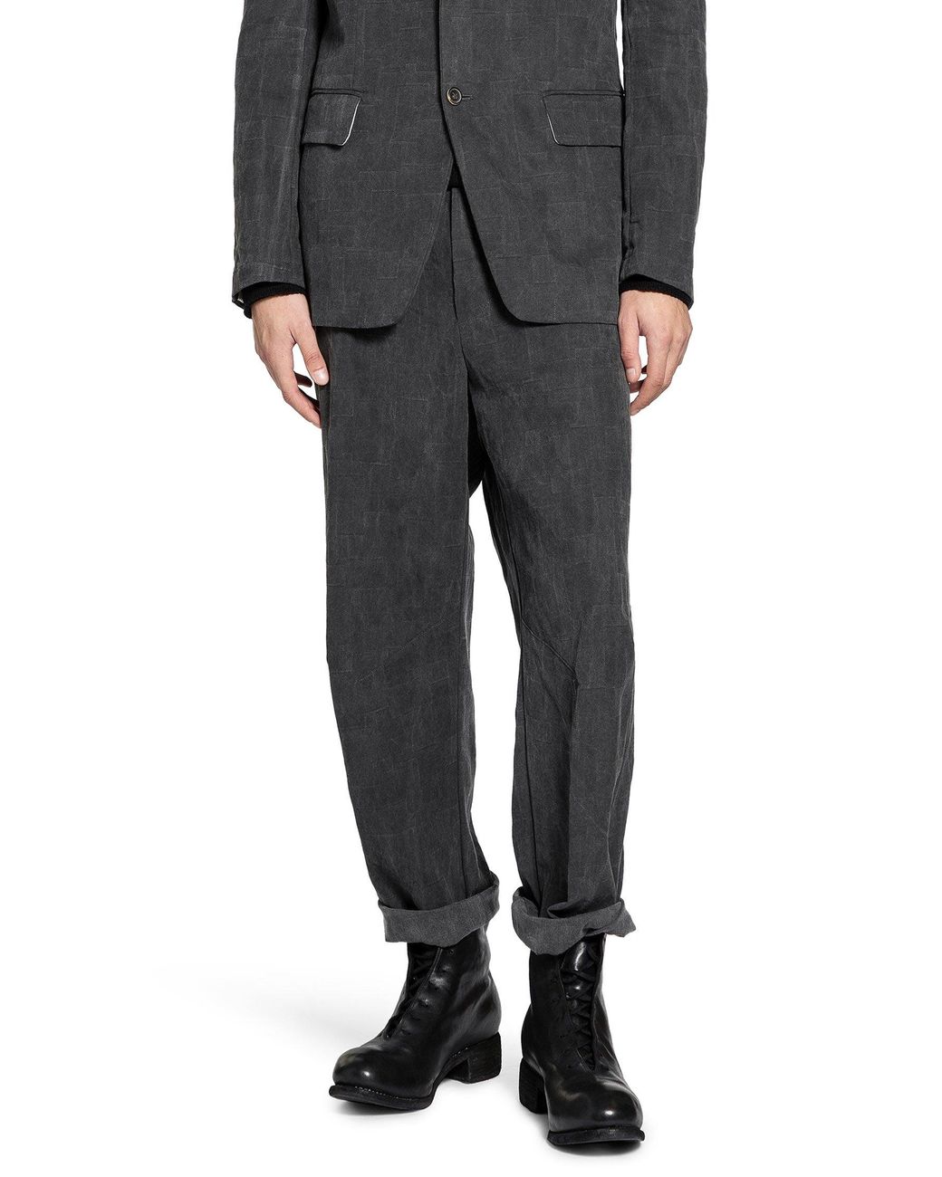 Forme D'expression Gray Arc Pants for men