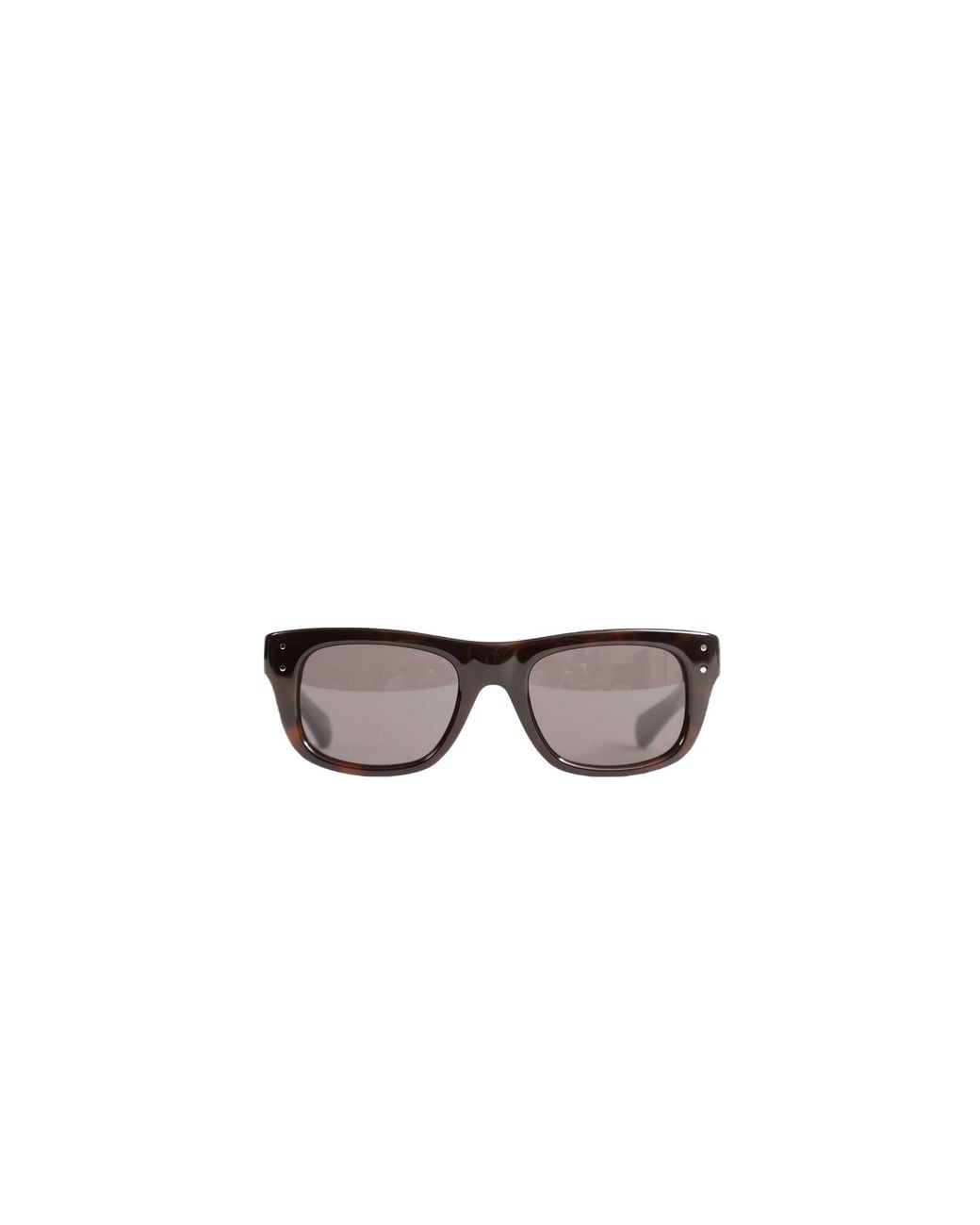Balenciaga Brown Standard Square Sunglasses for men