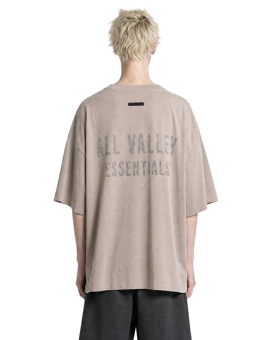 Fear Of God Gray Merch Tee Boxy Fit for men