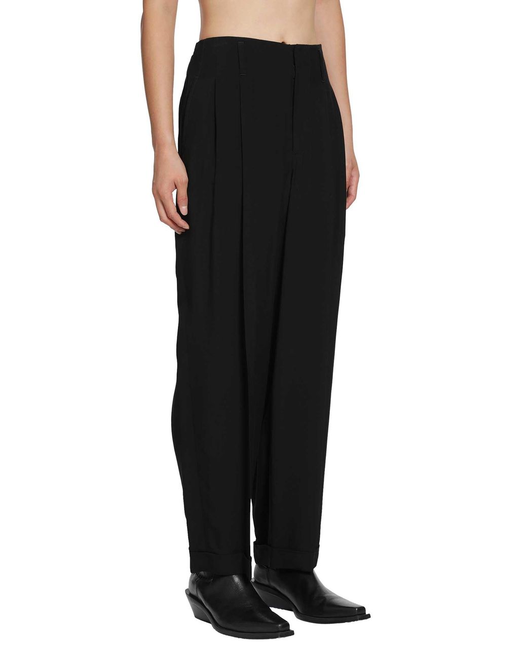 Ann Demeulemeester Black Agdar Trousers for men