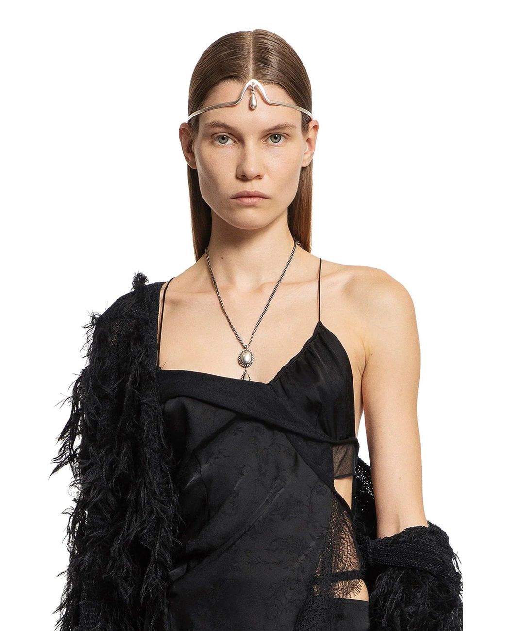 Ann Demeulemeester Metallic Kitta Diadem