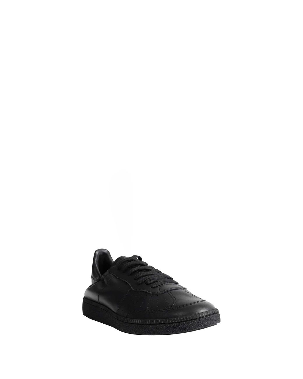 MAJOR STEP Black Major Tennis Leather Sneakers for men