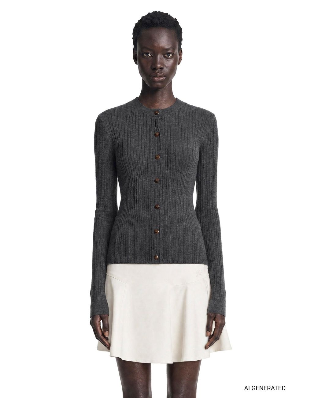 Burberry Black Cashmere Cardigan