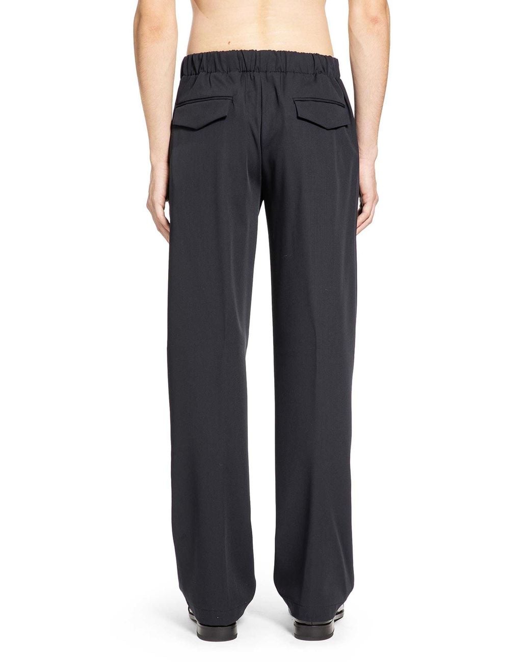 Lardini Blue Linen Cotton Silk Trousers for men