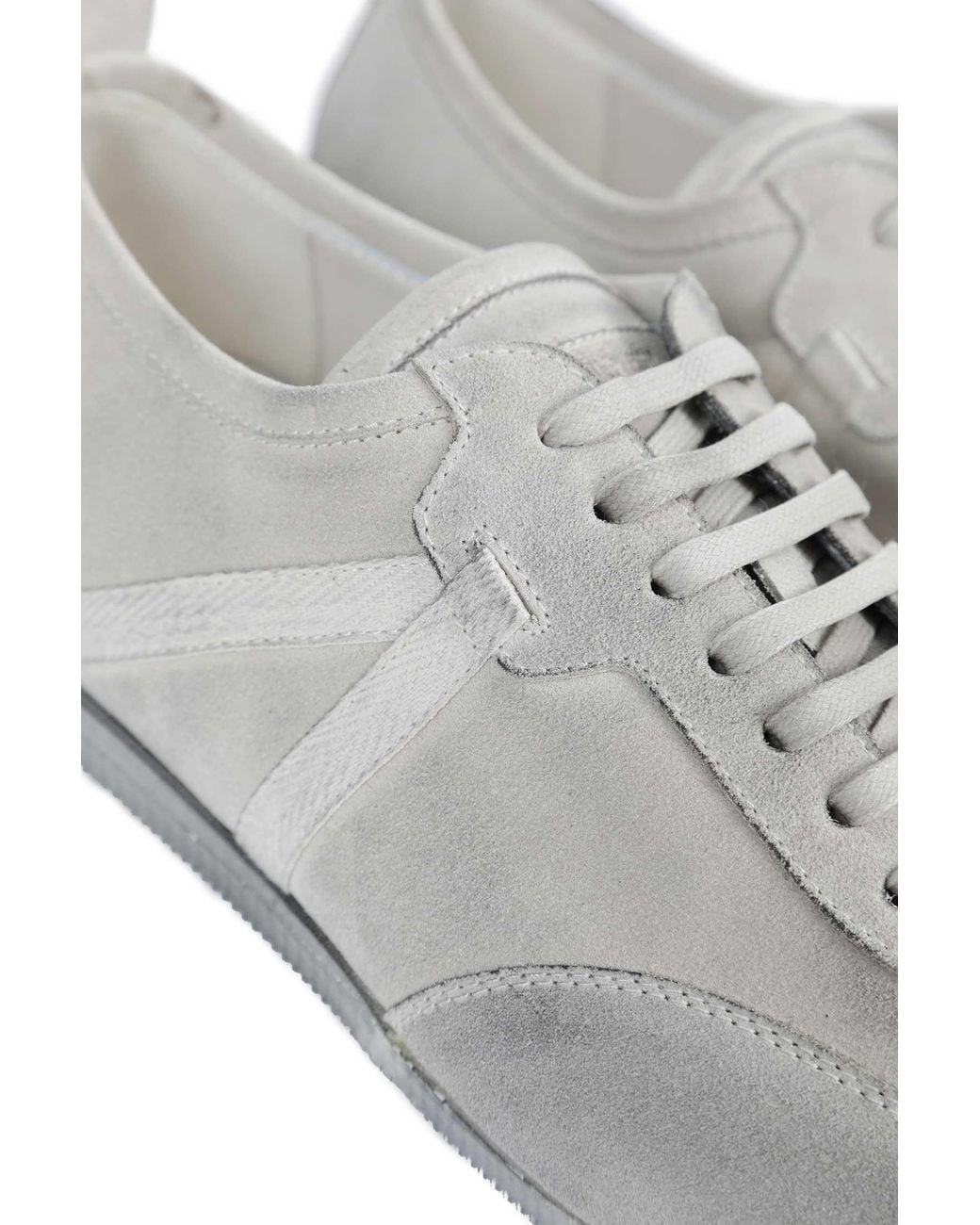 Ann Demeulemeester White Siru Low-Top Boxing Sneakers for men