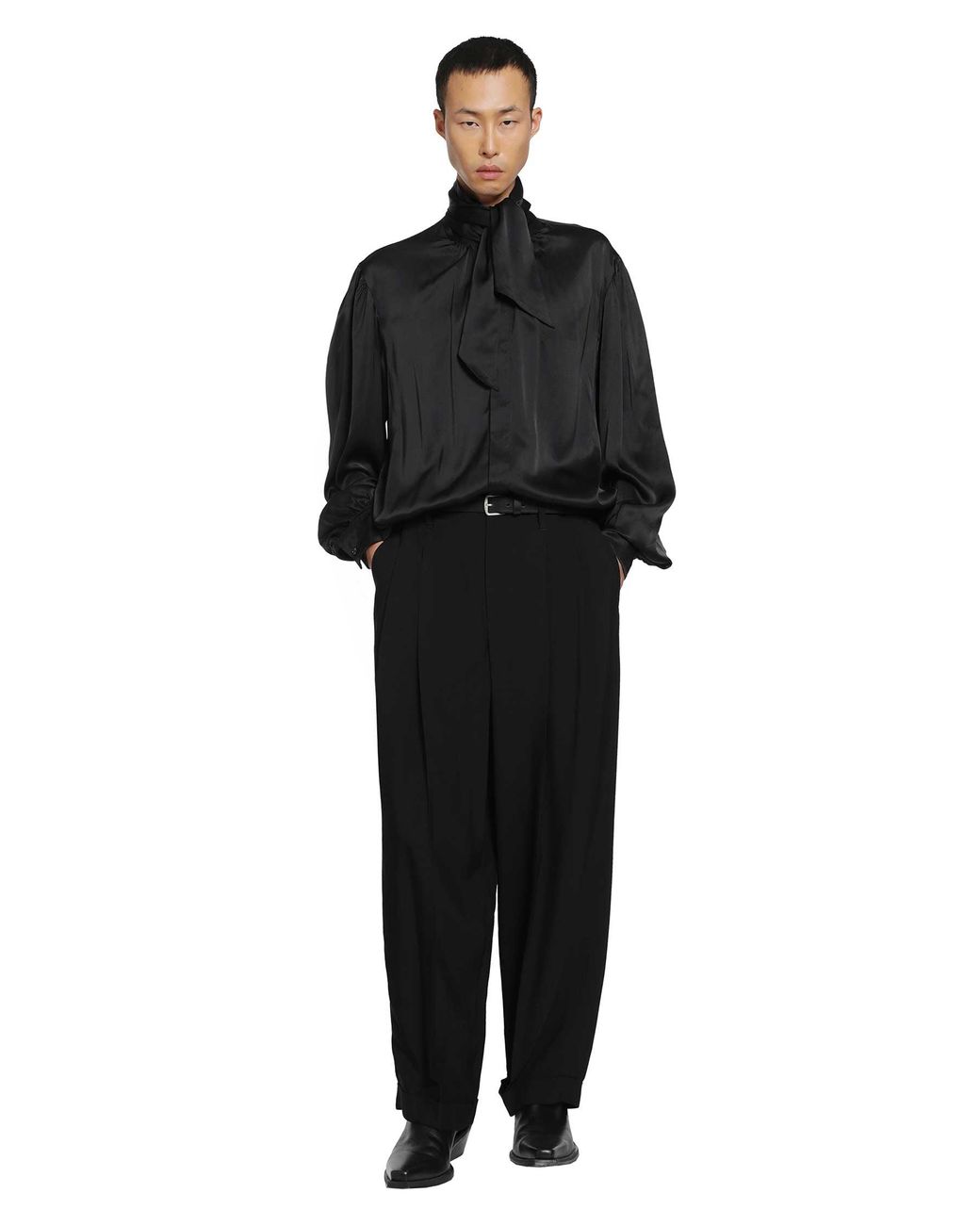 Ann Demeulemeester Black Agdar Trousers for men