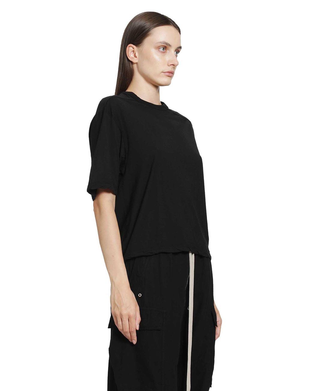 Rick Owens Black Tower Walrus Short Sleeve T-Shirt