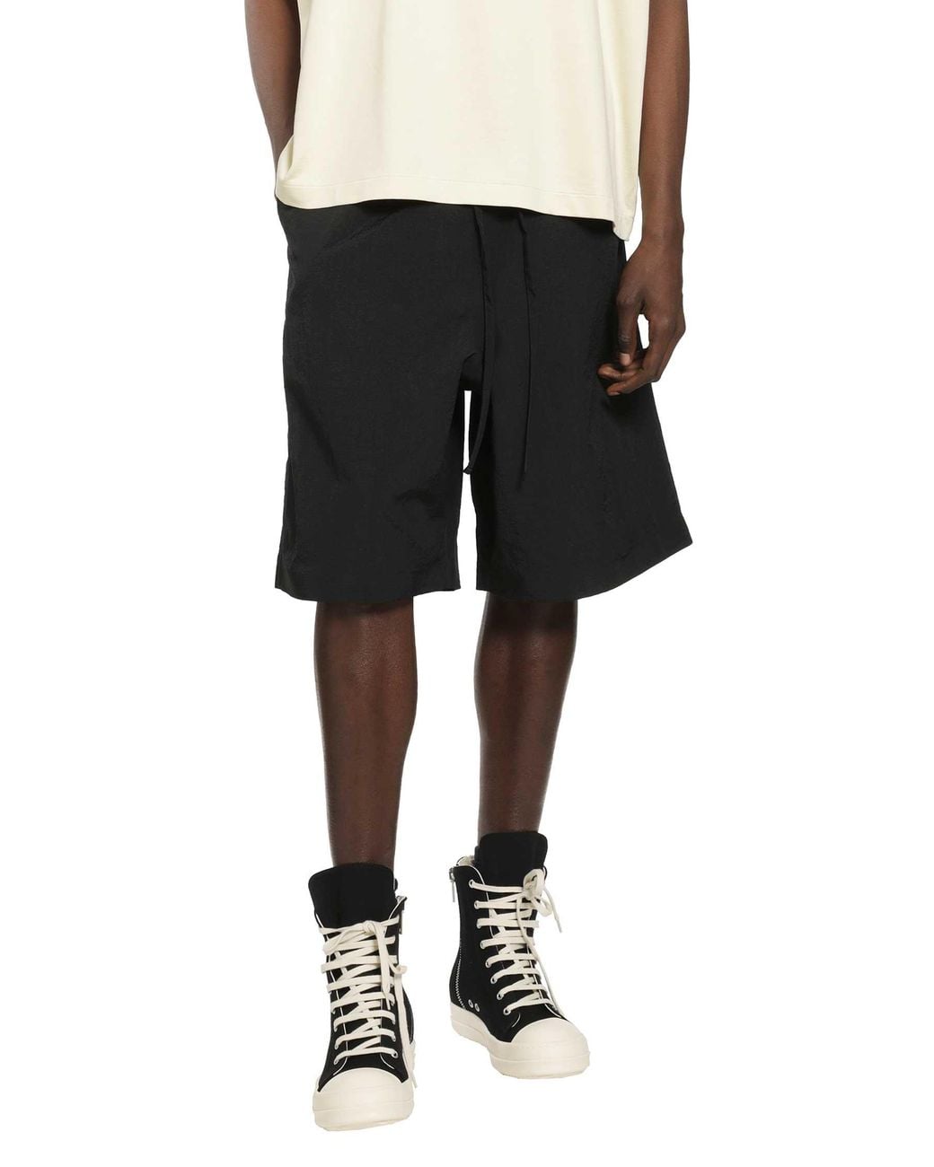 Fear Of God Black Nylon Ripstop Sport Shorts for men