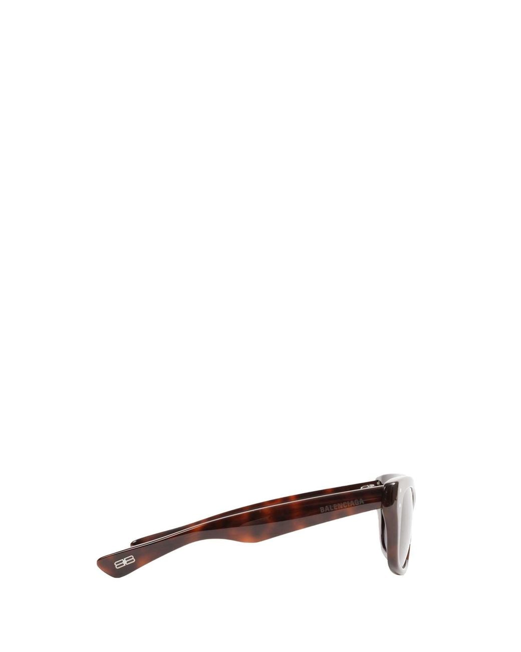 Balenciaga Brown Standard Square Sunglasses for men