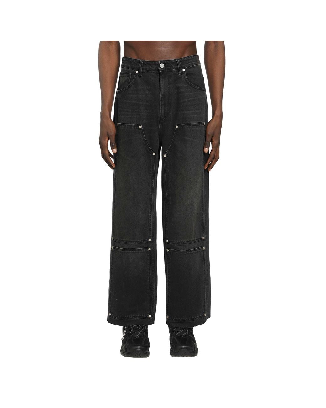 44 Label Group Black Jeans Da Lavoro Hpostar for men
