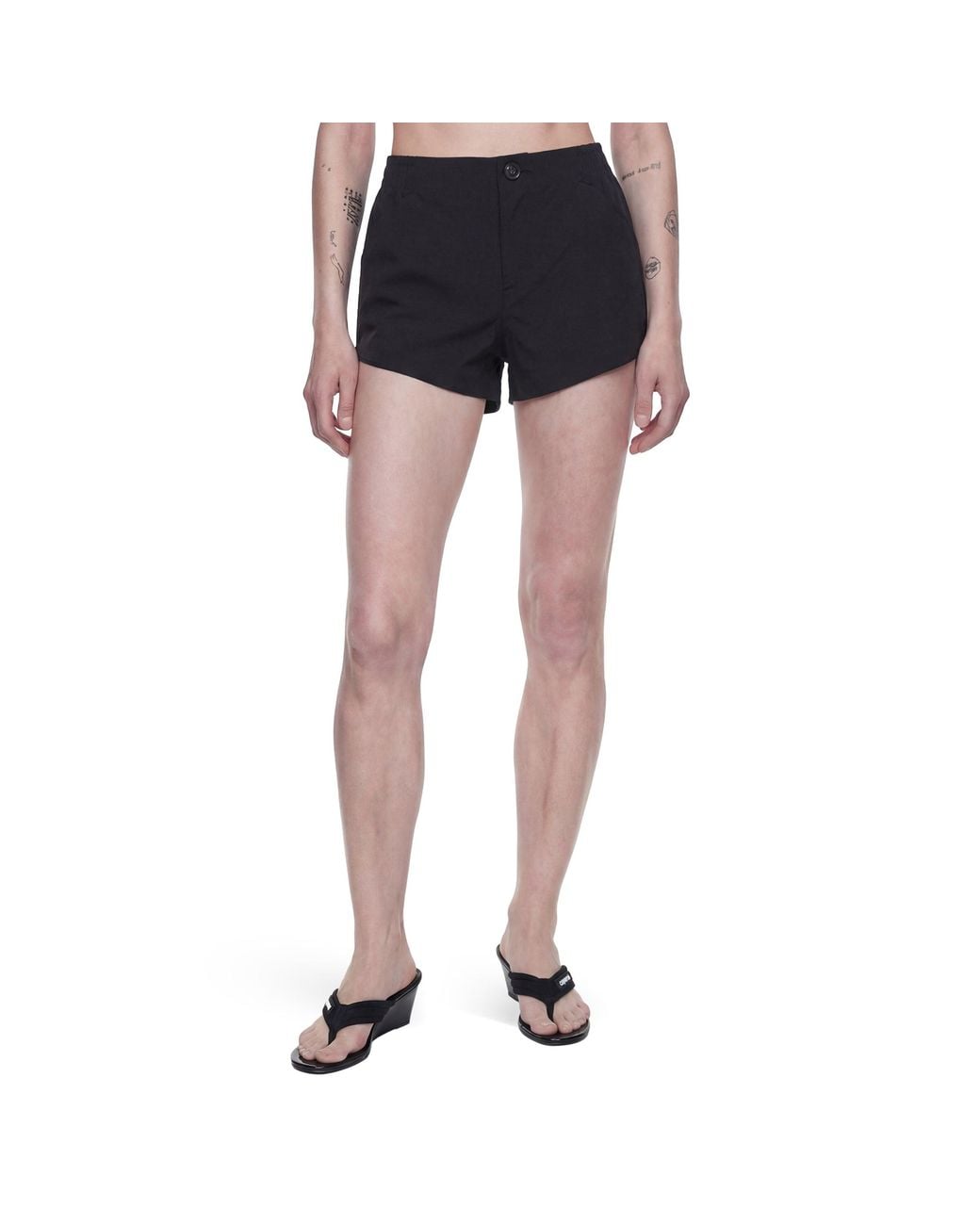 Coperni Blue Technical Tailored Shorts