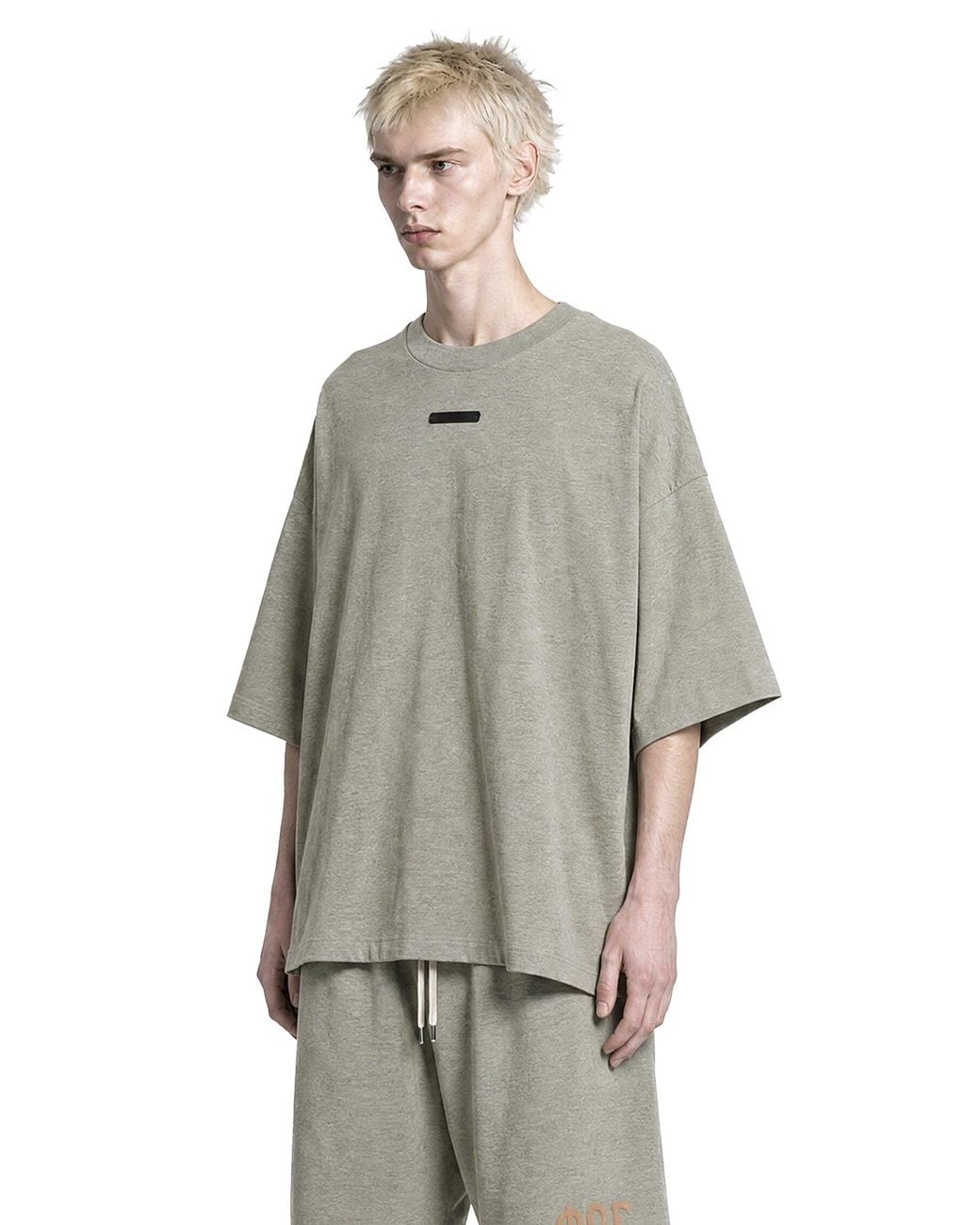 Fear Of God Gray Merch Tee Boxy Fit for men