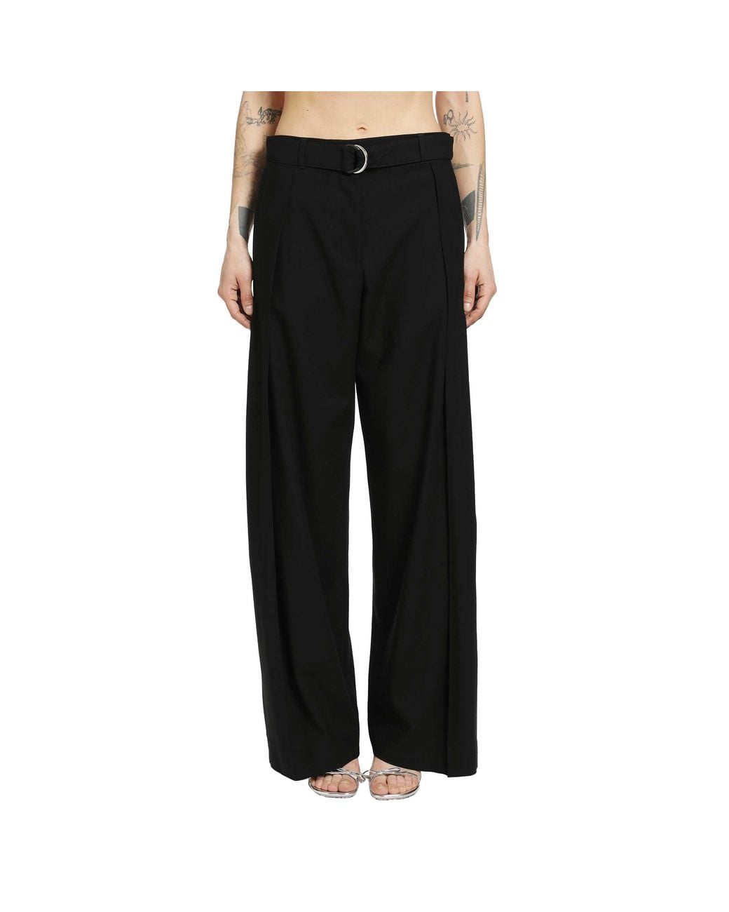 Loewe Black Belted Trousers