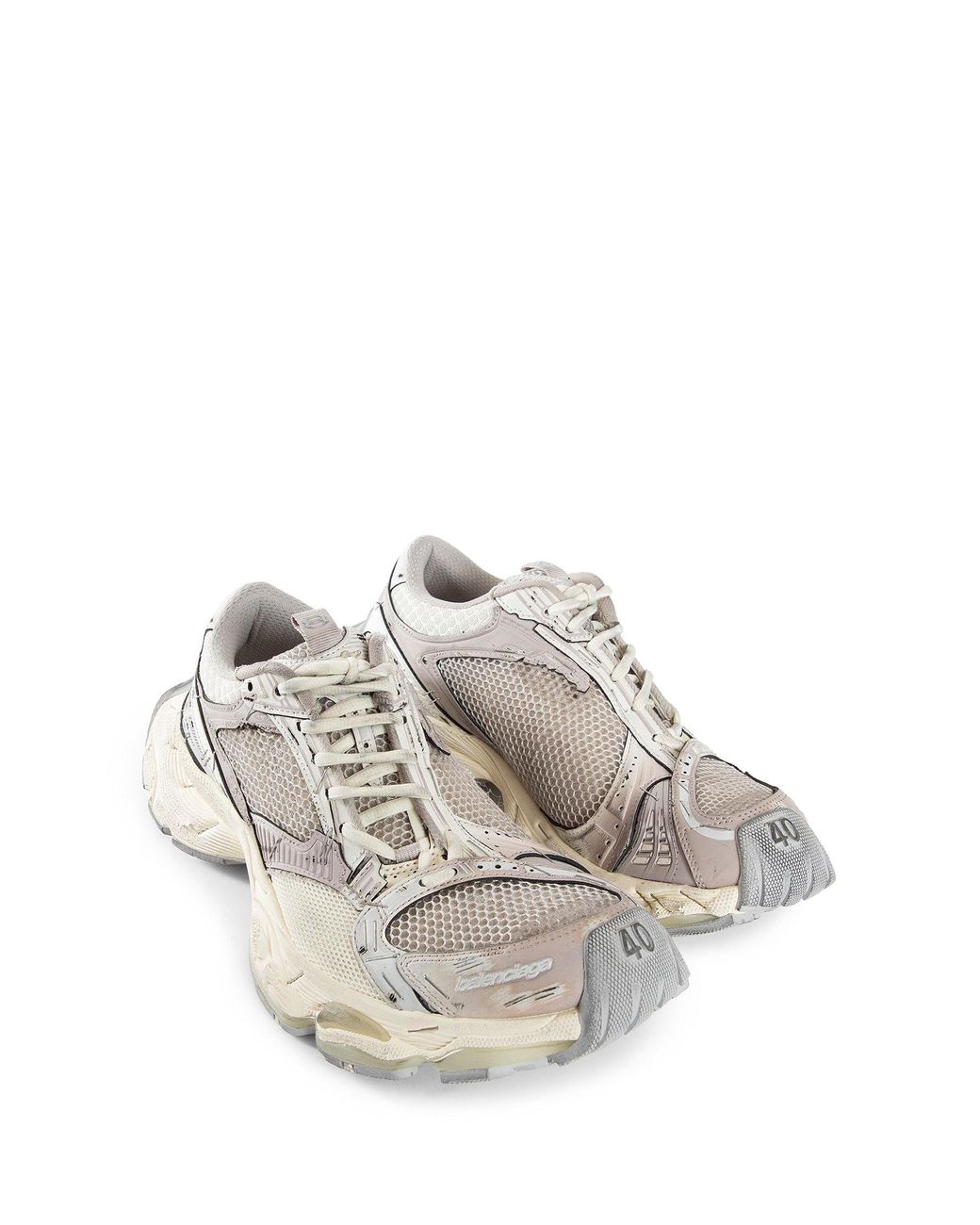 Balenciaga White Stapler Sneakers for men