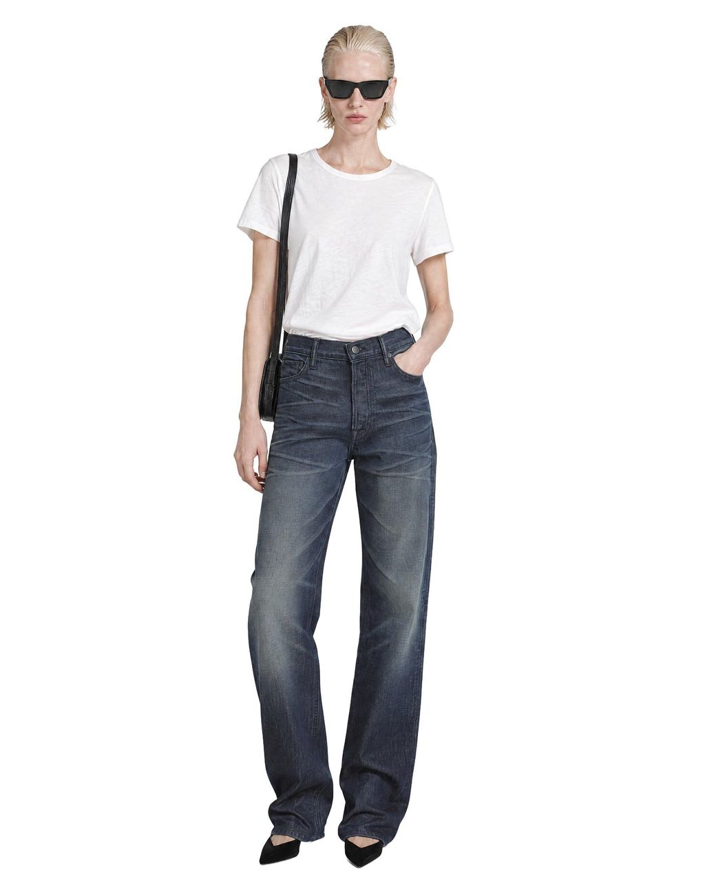 Tom Ford Blue Low-Waist Boyfriend Jeans