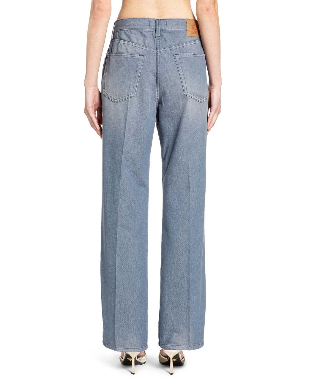 Prada Blue Washed Denim Jeans
