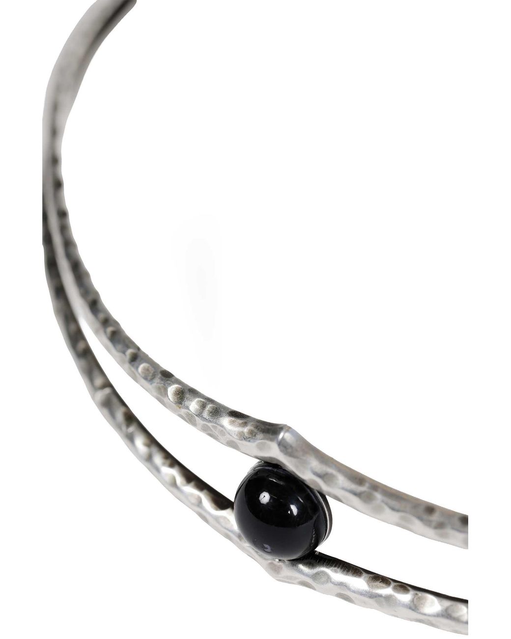 Ann Demeulemeester Metallic Ank Hammered Head Piece