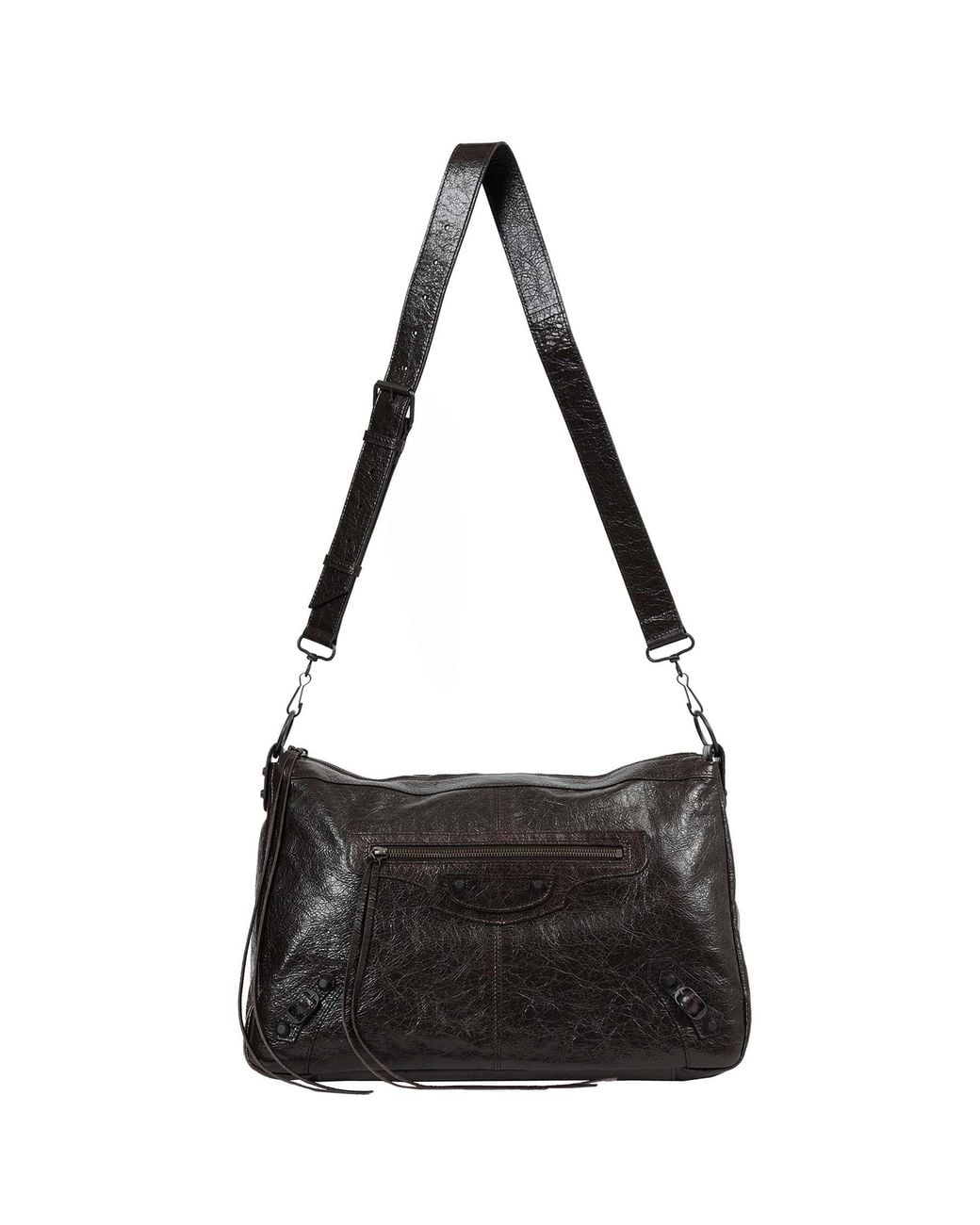 Balenciaga Black Medium Le City Moto Bag for men