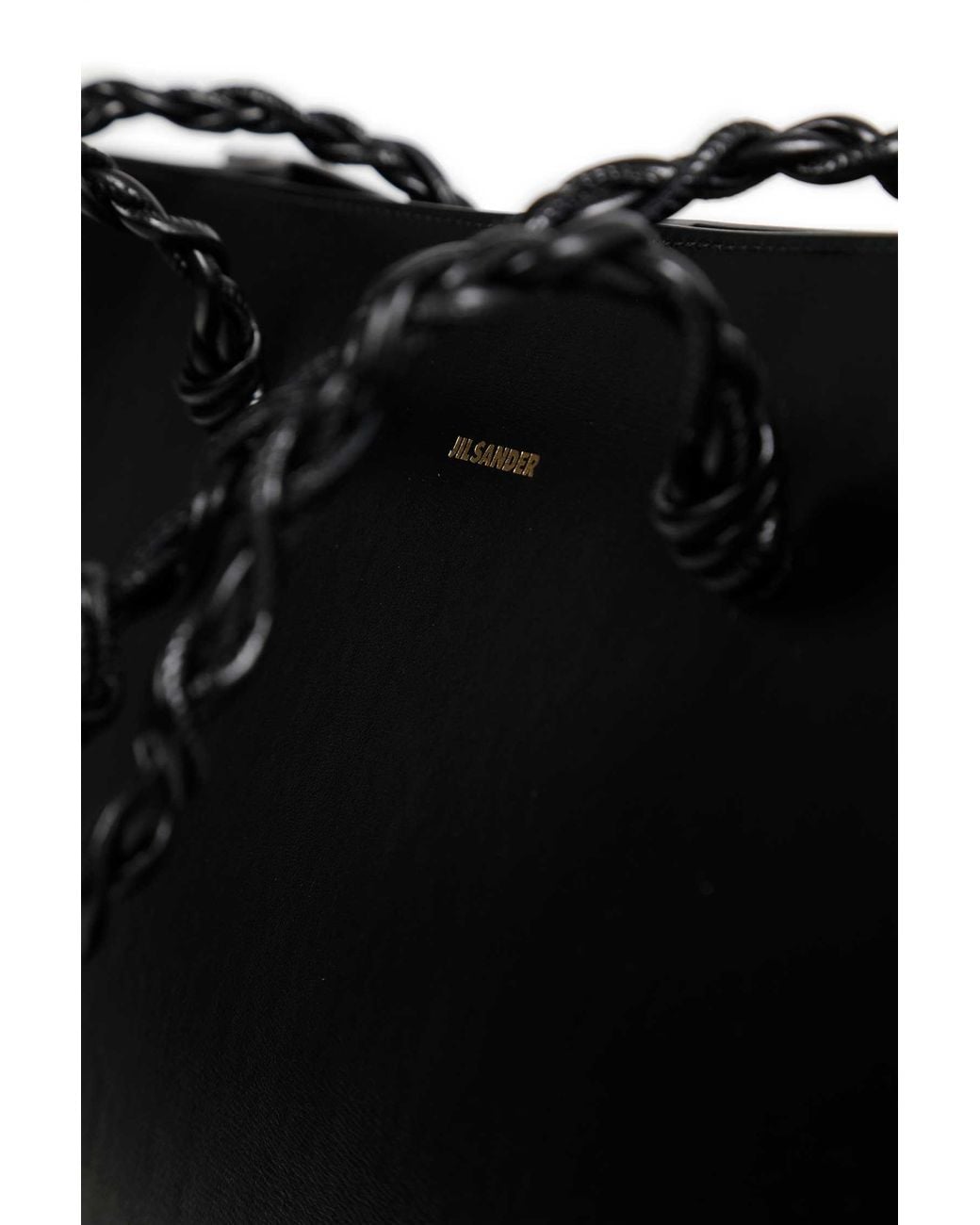 Jil Sander Black Tangle Tote Bag