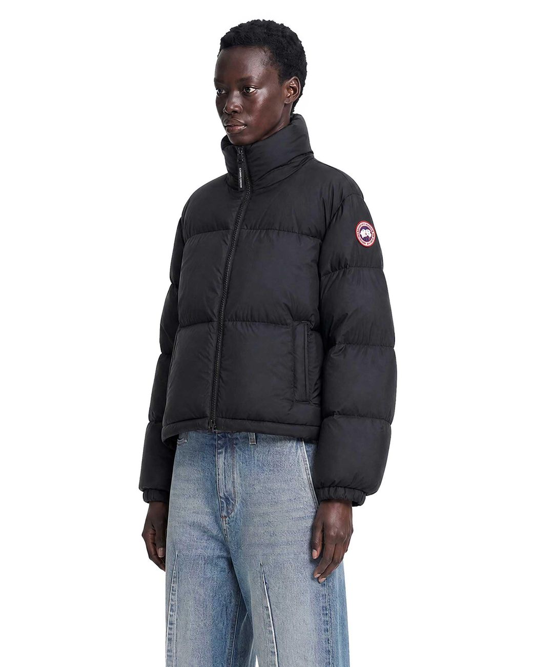 Canada Goose Black Fallon Puffer Jacket