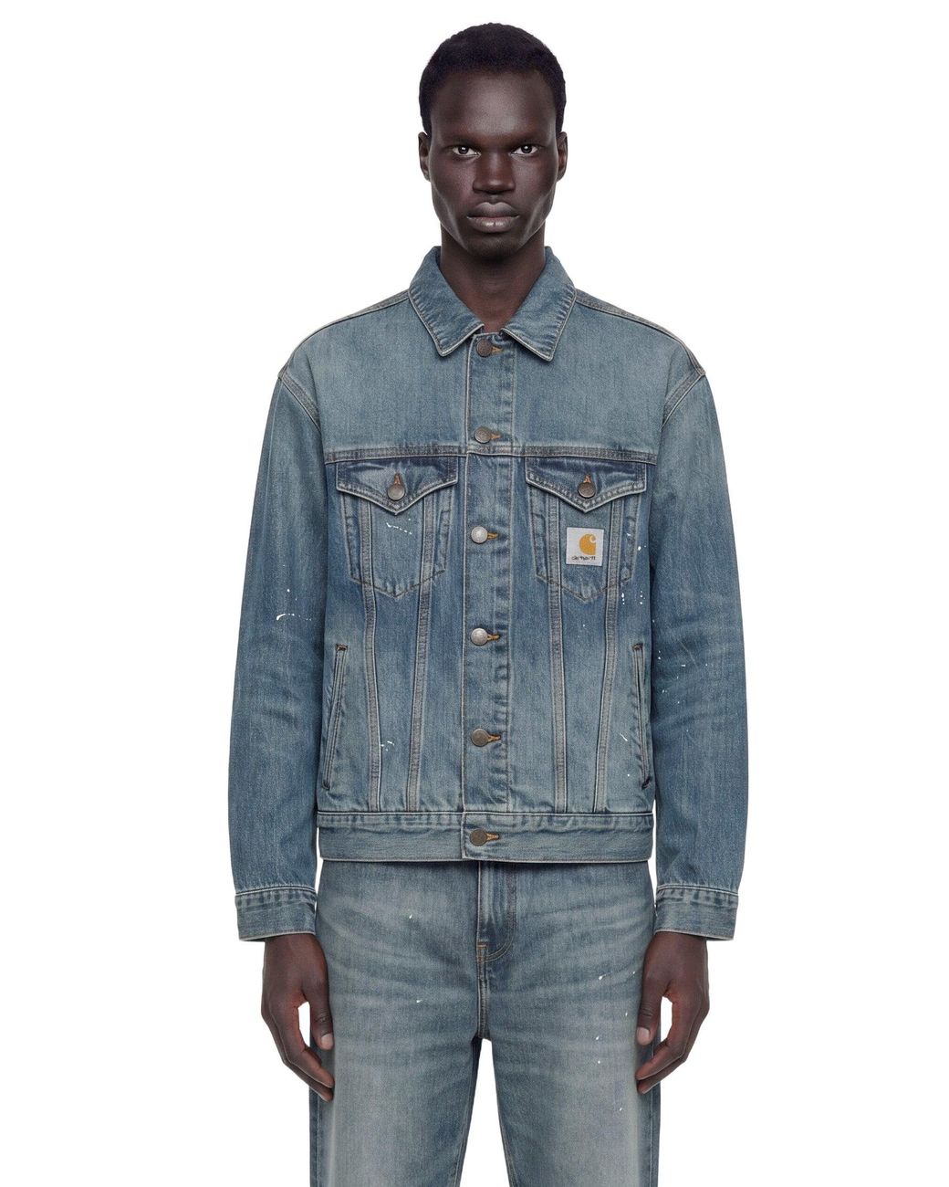 Carhartt Blue Helston Jacket for men