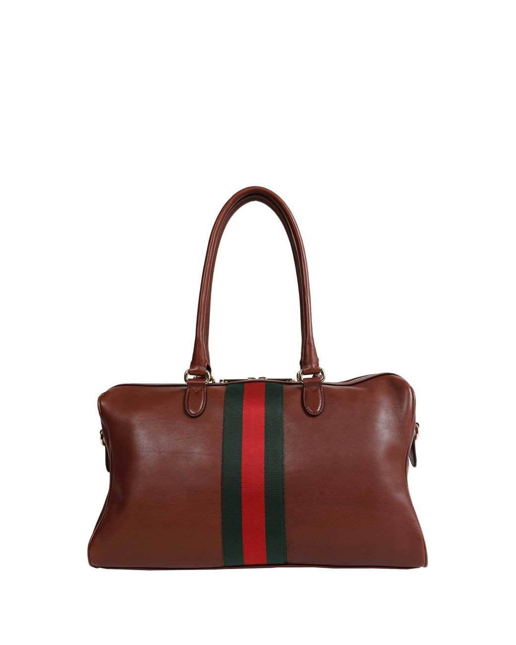 Gucci Red Borsetto Large Boston Bag