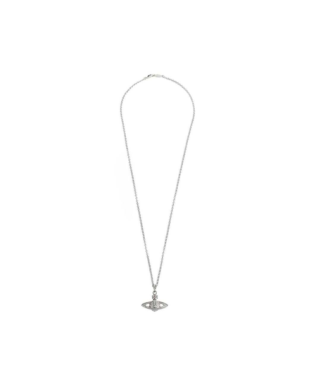 Vivienne Westwood Metallic Mini Bas Relief Orb Pendant Necklace