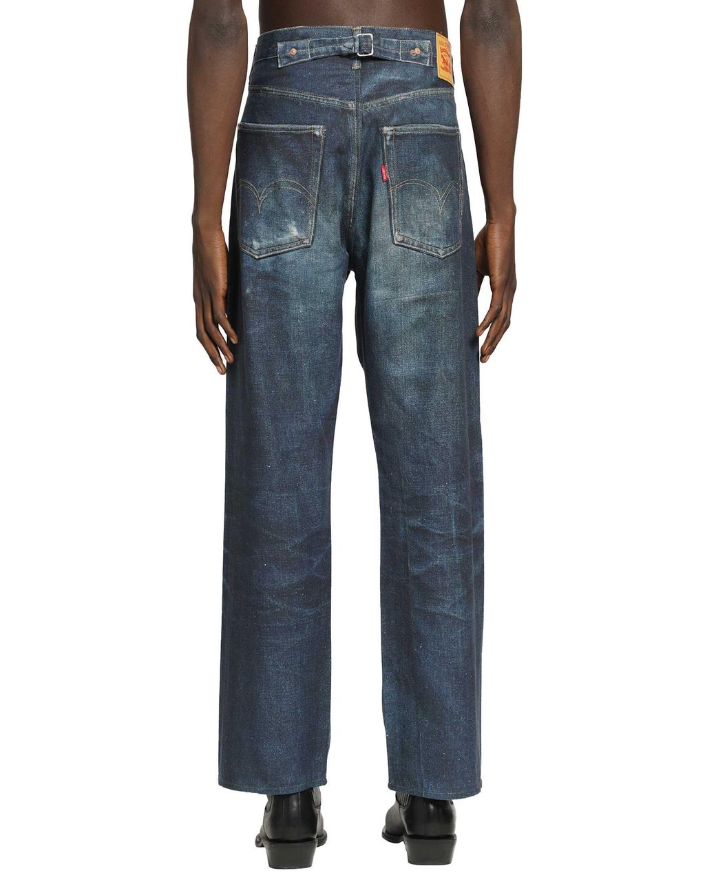 Junya Watanabe Blue Levi's Collaboration 5 Pocket Jeans for men