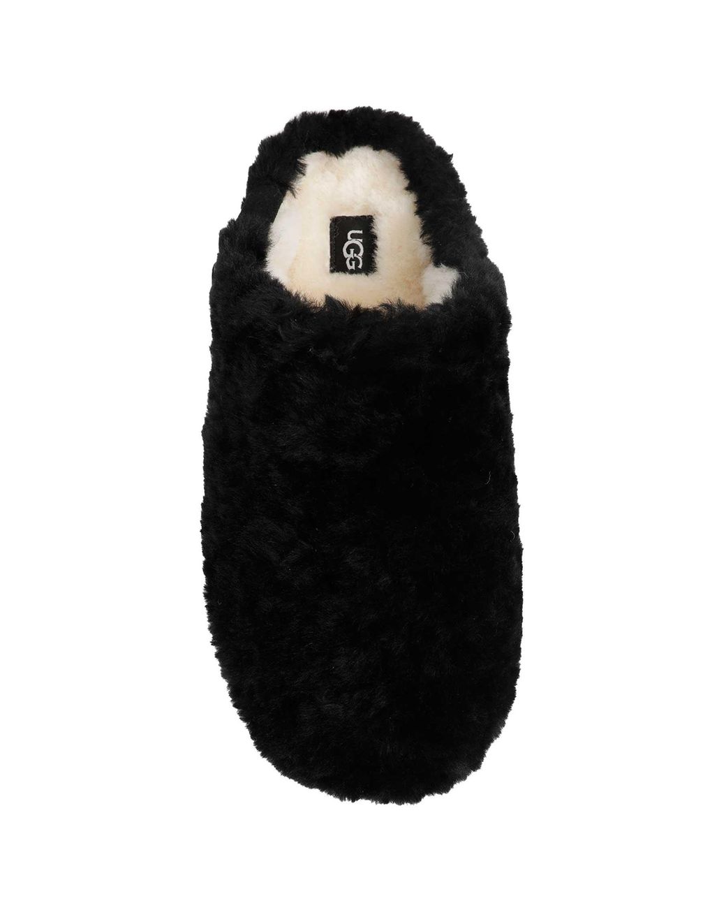 Ugg Black Elea Fluffed Slip-On