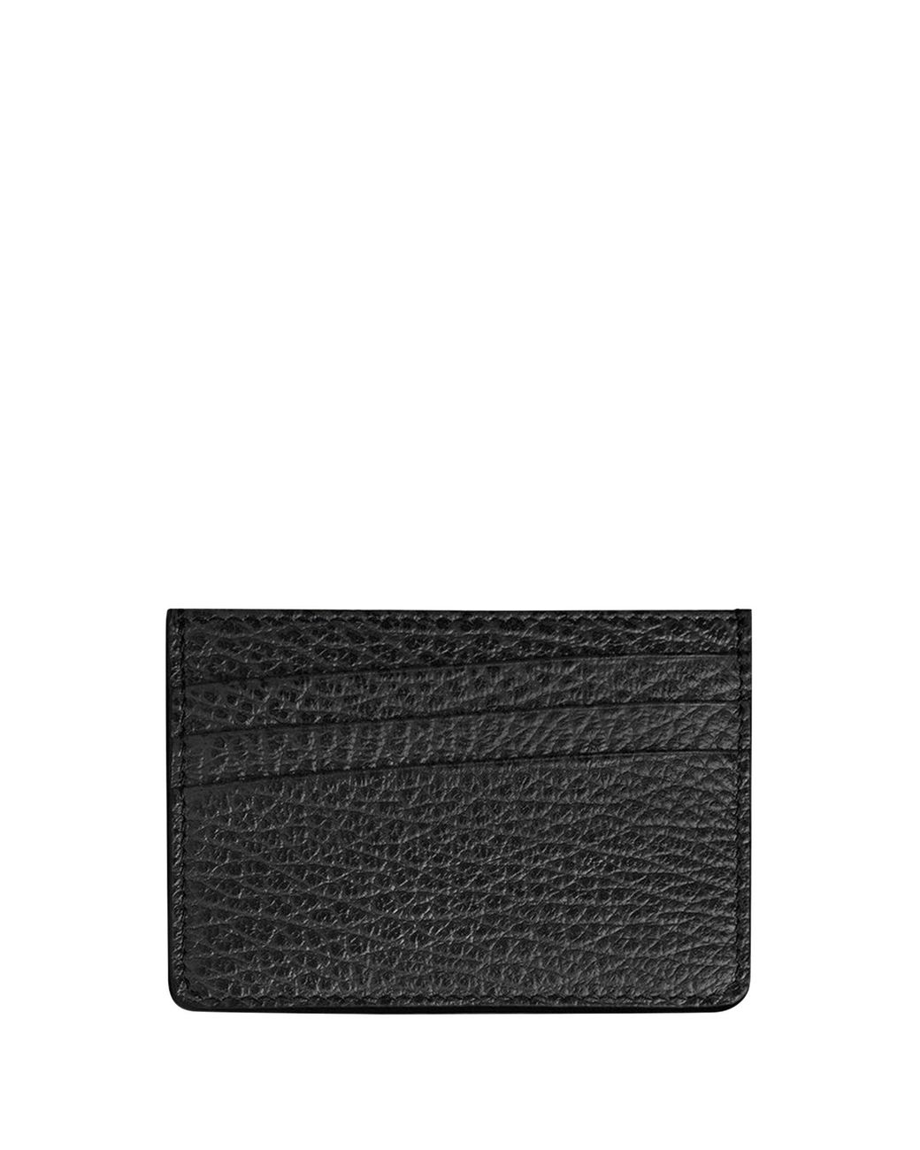 Maison Margiela Black Small Leather Cardholder for men