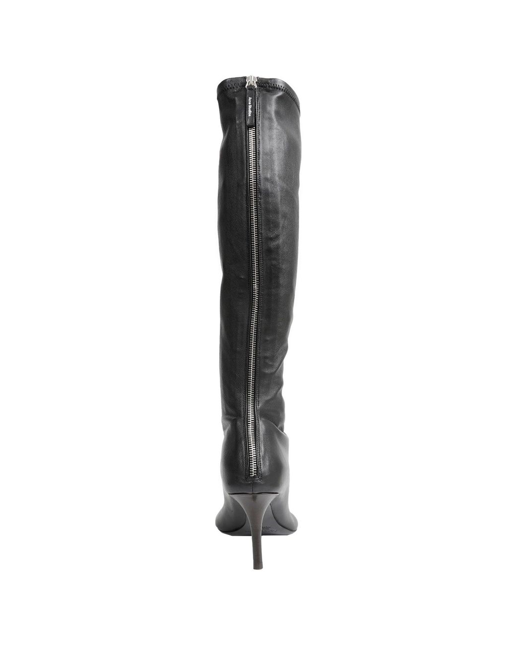 Acne Black High Leather Boots