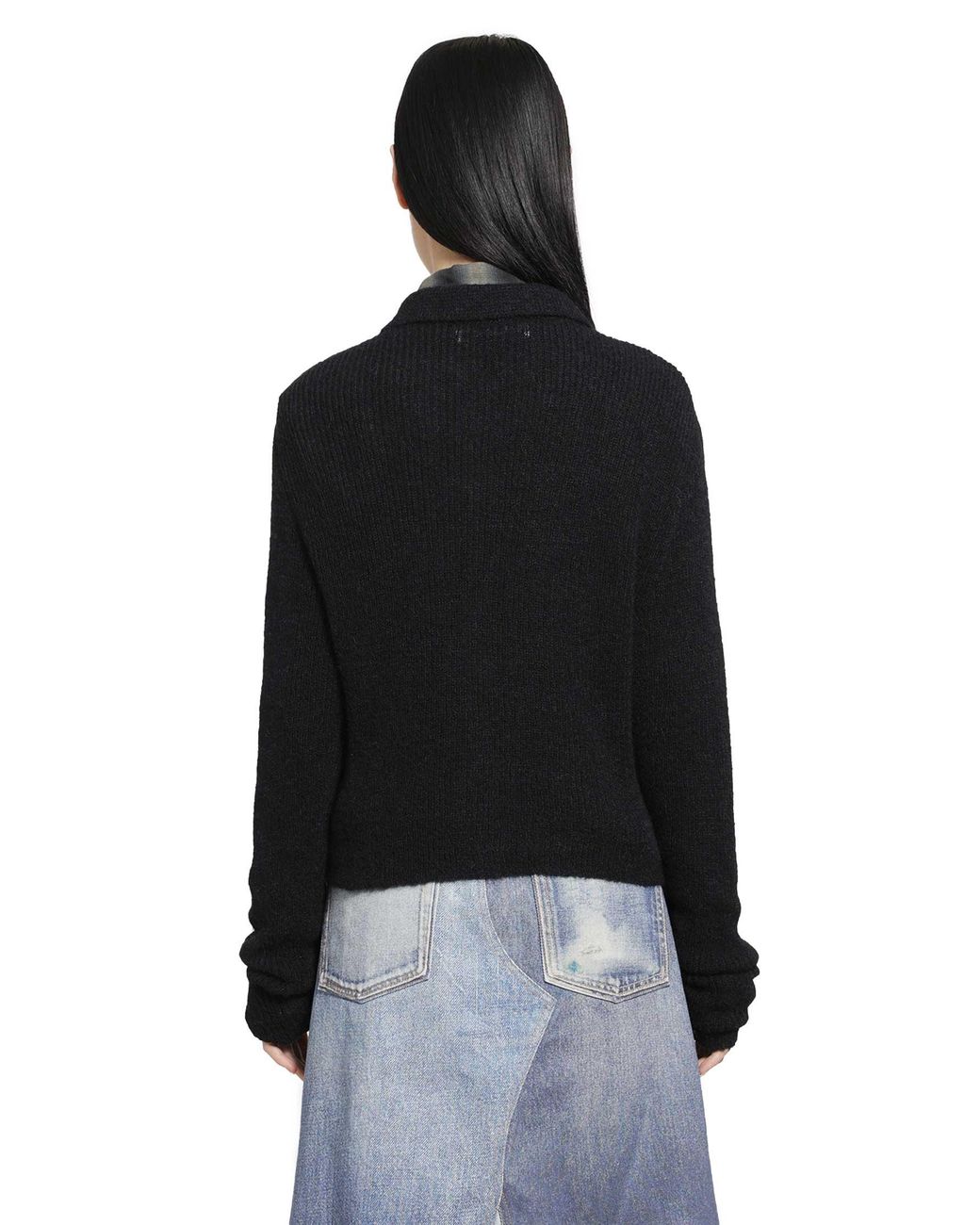 Our Legacy Black Mazzy Polo Cardigan