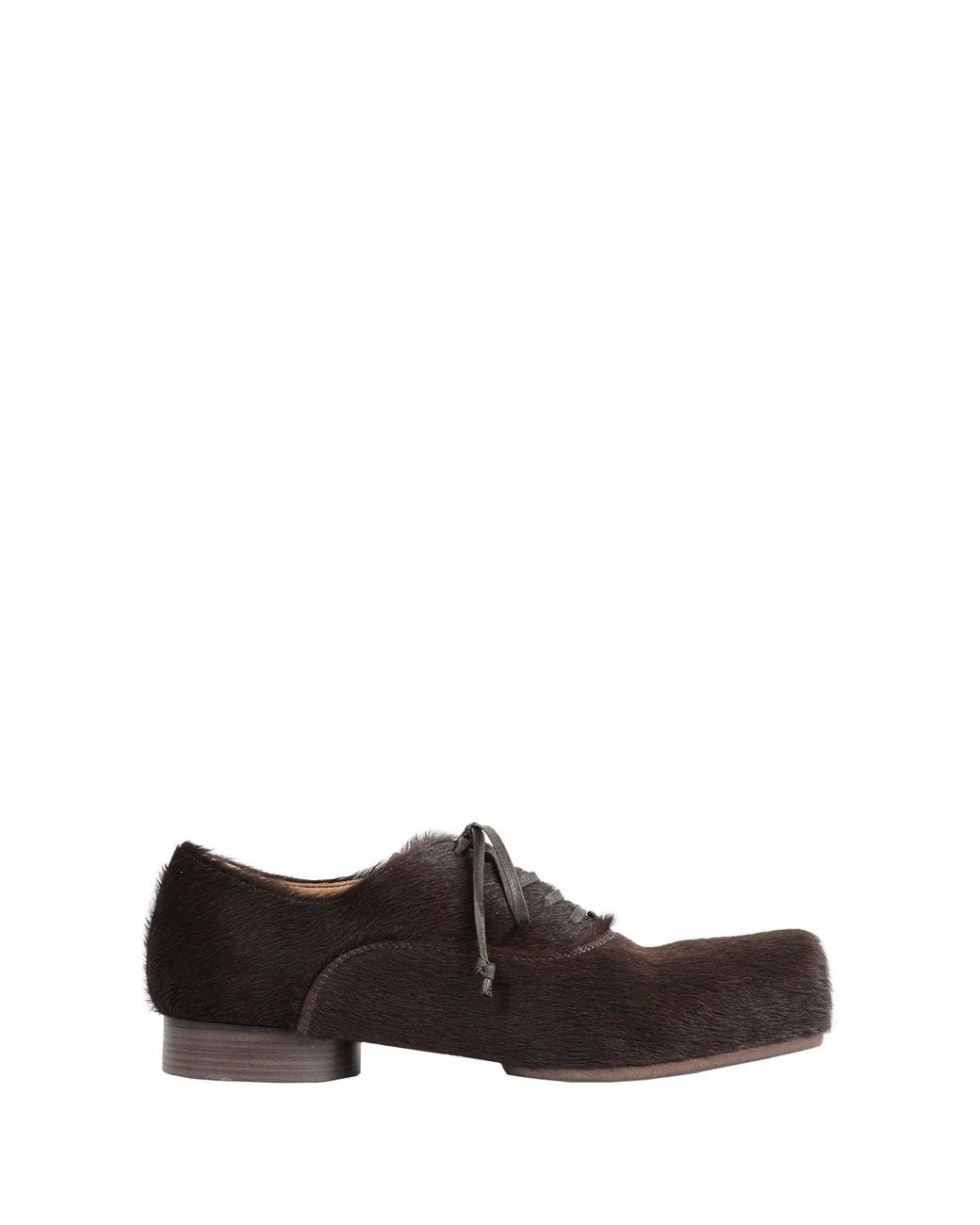 Uma Wang Brown Ballet Derby Shoes
