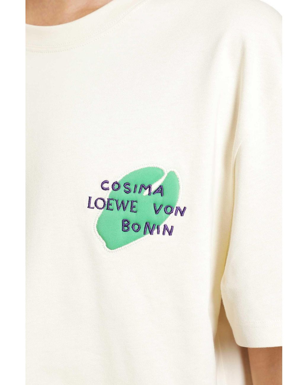 Loewe White Relaxed Fit T-Shirt for men