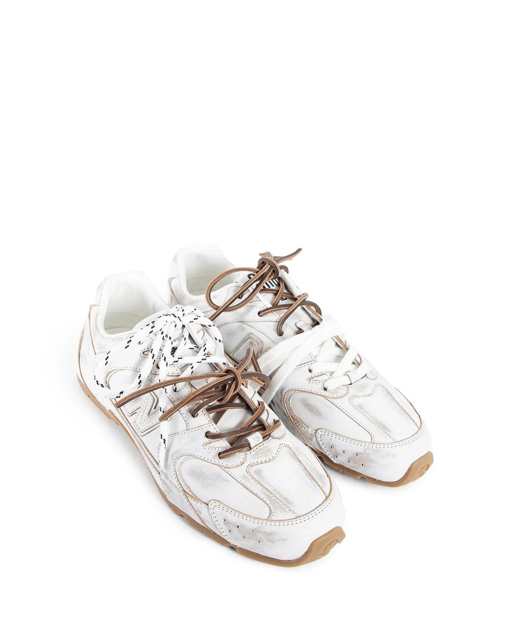 Miu Miu White New Balance Collaboration 530 Sl Sneakers