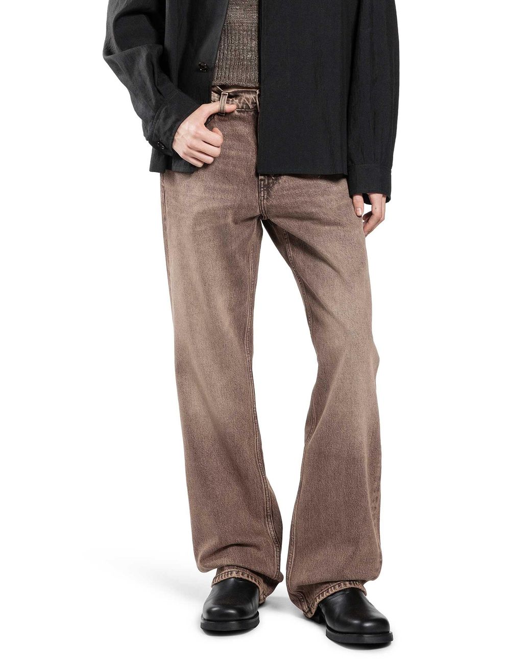 Our Legacy Gray Carlson Cut Jeans for men
